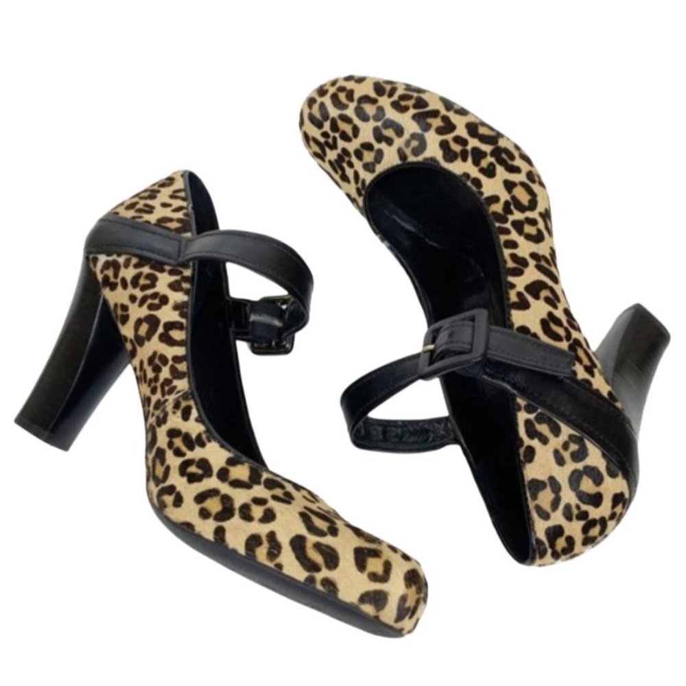 Franco Sarto Leopard Artist's Collection Pumps